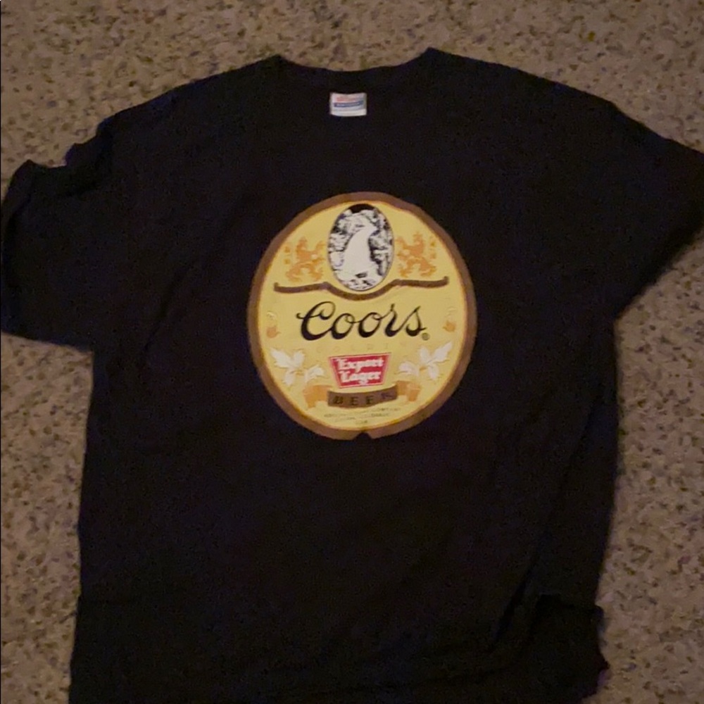 Coors beer brewery shirt